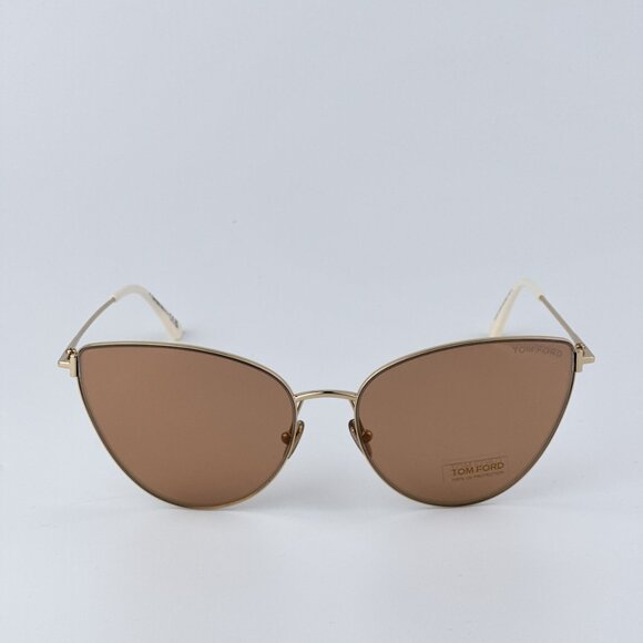 Tom Ford FT1005/S 28Z ANAIS-02 gold brown cat eye sunglasses/Case  NWT $510 Tom Ford - Anais Sunglasses - Cat Eye Sunglasses - Gold  main image 4